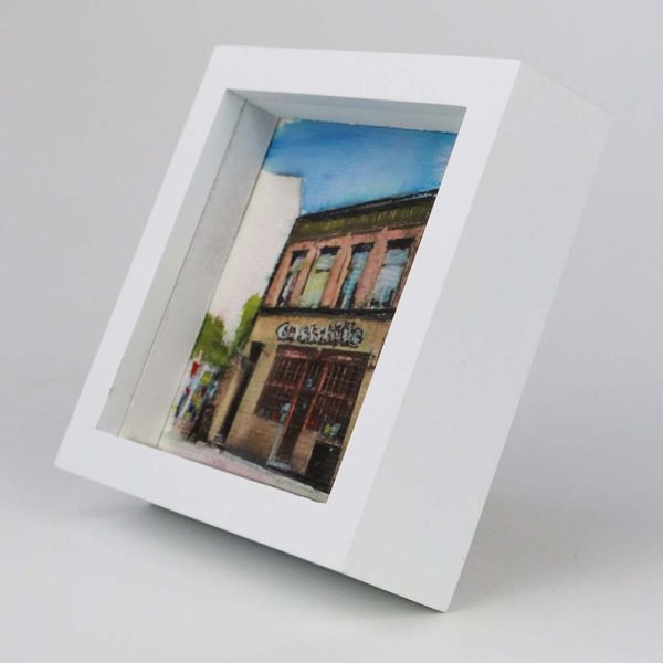 Aquarell gerahmt „Lommi“, 250904 Ansicht links