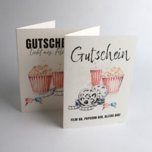Kinogutscheine mit verschiedenen Motiven