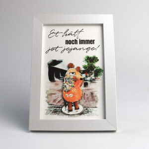 Aquarell-Druck gerahmt "Maus", 261004